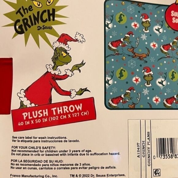 Grinch throw set - Picture 4 of 4